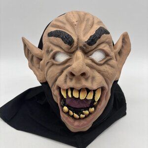 Vintage Seasons Brand Rubber Halloween Mask Ghoul Corpse with Large Nose & Ears